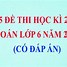 Tải Đề Thi Học Kì 2 Môn Toán Lớp 6